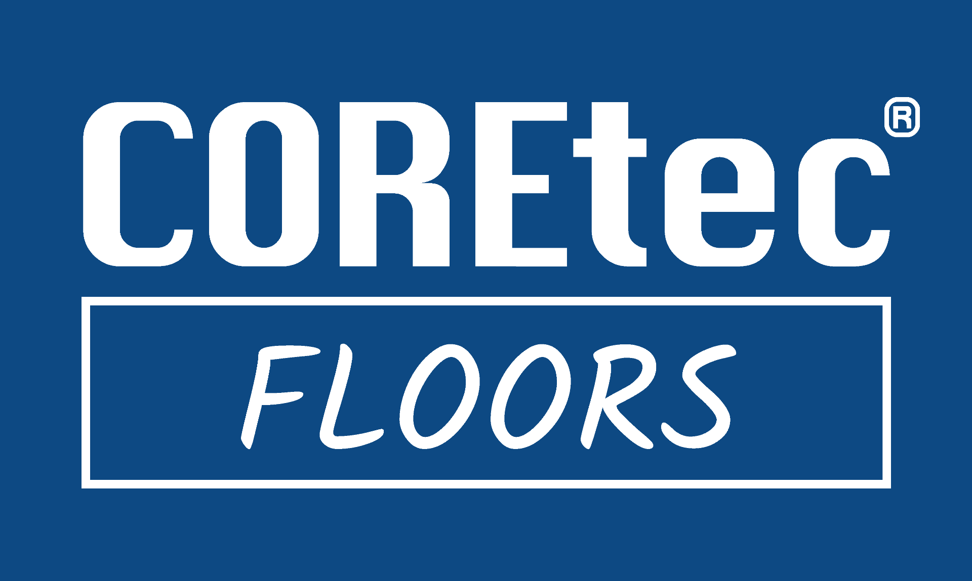 COREtec invented the waterproof flooring category with their patented CoreTec Plus technology, featuring a revolutionary cork underlayment that provides unmatched comfort, sound absorption, and 100% waterproof performance COREtec Floors logo - pioneers of waterproof luxury vinyl plank flooring with patented cork-backed core technology for superior comfort and durability