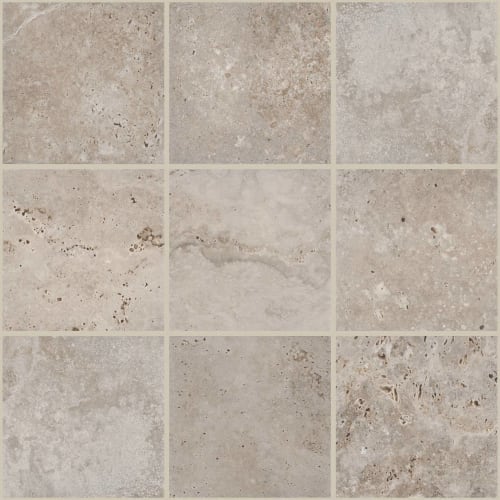 Decorative patterned tile tile flooring in Brent