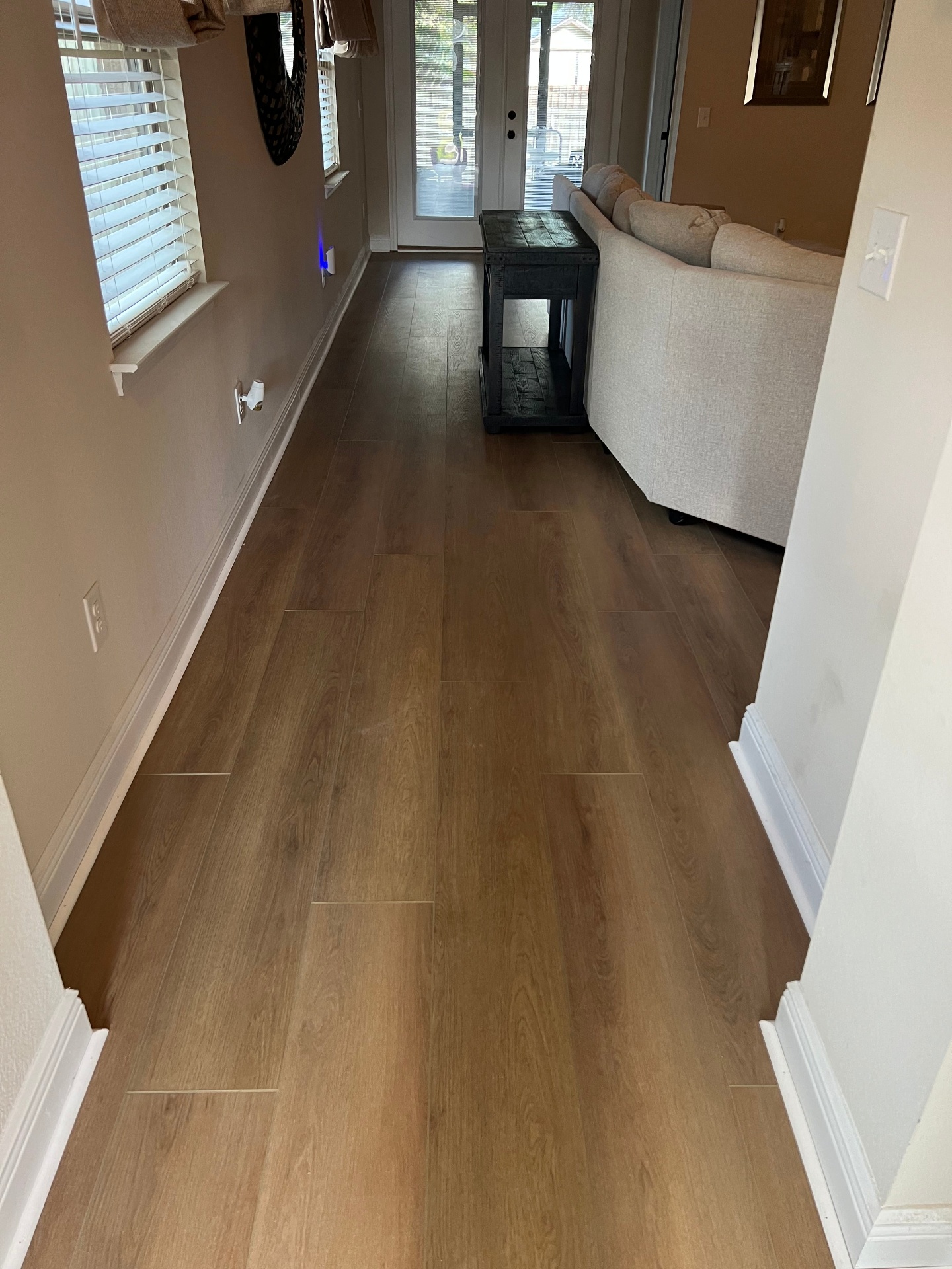 Stylish home entry Flooring Installation with luxury vinyl in Pensacola