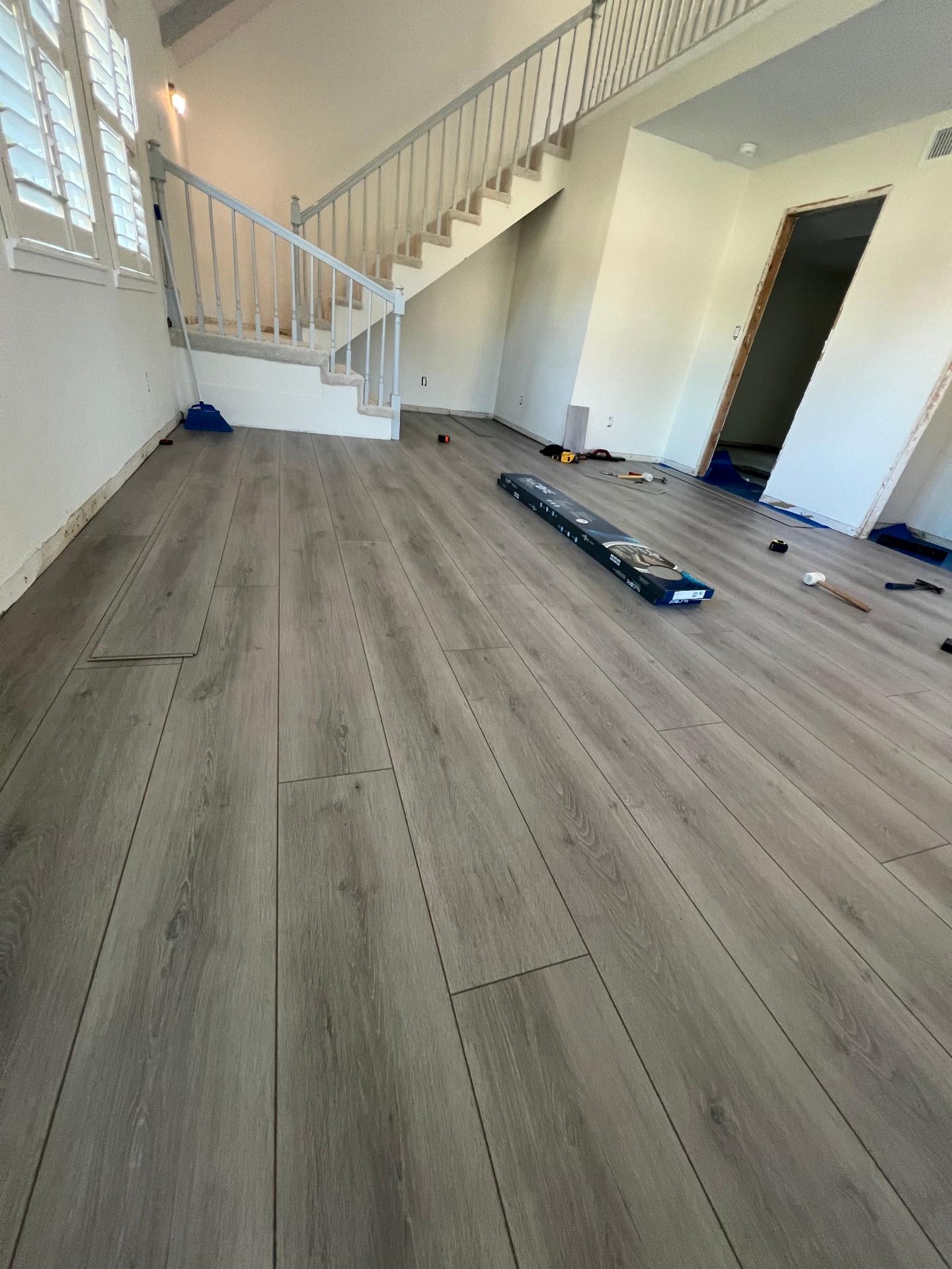 Professional Flooring Installation vinyl stairs installation in Pensacola